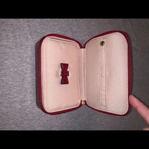 Coach Bags - Coach red leather jewelry box Coach Bags - Coach red leather jewelry box